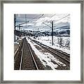 Ustaoset Rail Station Norway Framed Print