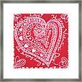 Valentine Heart Framed Print