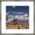 Valley Clouds Framed Print