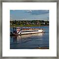 Valley Gem Sternwheeler Framed Print