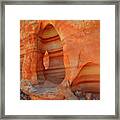 Valley Of Fire Colorful Caves And Coves Framed Print