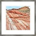 Valley Of Fire Stripes Of Color Framed Print