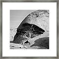 Valley Of Fire V Bw Framed Print