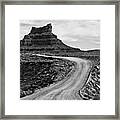 Valley Of The Gods Iii Bw Framed Print