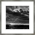 Valley Sunset No27 Framed Print