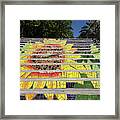 Sunflower Stairway Framed Print