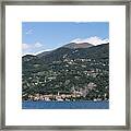 Varenna On Lake Como Framed Print