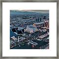 Vegas Strip Aerial Framed Print