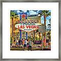 Vegasstrong Framed Print