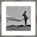 Veiled With Sun And Wind Framed Print