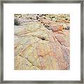 Veins Of Color In Valley Of Fire Framed Print