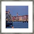 Venice Blue Hour 2 Framed Print