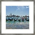 Venice Gondolas - Morning Framed Print