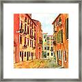 Venice Italy Street Framed Print