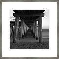 Ventnor Pier B/w Framed Print