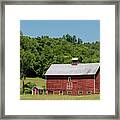 Vermont Barn Framed Print