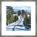 Vermont Country Landscape Framed Print