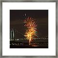 Verrazano Narrows Bridge At 50 Years Old Framed Print