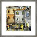 Via Corso Framed Print