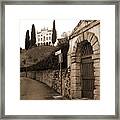 Via Fosse Framed Print