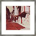 Via Miranda Del Castanar Framed Print