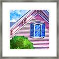 Victorian Charm - Classic Architecture Framed Print