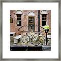 Victoria's Bicycles Framed Print