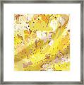 View From Above In Yellow Framed Print