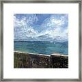 View From Bermuda Naval Fort Framed Print