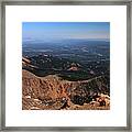 View From Pikes Peak 3 Framed Print