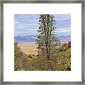 View From Pine Canyon Rd Framed Print