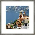 View From Praiano To Positano Framed Print