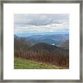 View From Silers Bald 2015c Framed Print