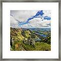 View From Snowdon Summit Framed Print