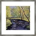 View From The Covered Bridge Framed Print