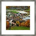 View From The Mountain Framed Print