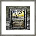 View From Weathered Beach Cottage Framed Print