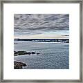 View Of Abbot Hall From Marblehead Lighthouse Framed Print