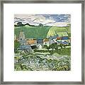 View Of Auvers, From 1890 Framed Print