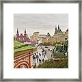 View Of Red Square In Moscow Framed Print