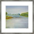 View Of The Delaware Framed Print