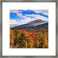 View Of The Presidential Mountains Framed Print