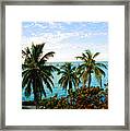 View To The 7 Mile Bridge Framed Print
