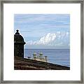 View To The Sea From El Morro Framed Print
