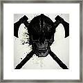 Viking Skull Framed Print