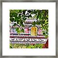 Village Gate Through Shankara's Mulberry Tree -  Joshi Math India Framed Print