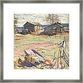 Village In The North Framed Print