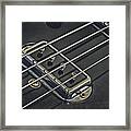Vintage Bass Framed Print