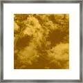 Vintage Clouds Framed Print
