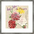 Vintage French Flower Shop 4 Framed Print
